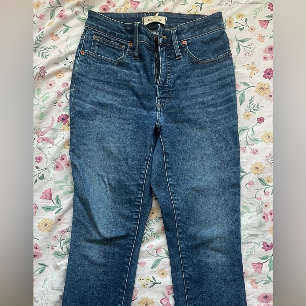 Madewell Women's Straight Leg Blue Jeans